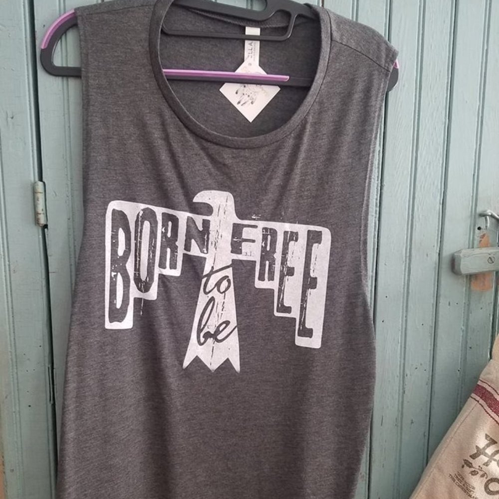 Born to Be Free Muscle Tank